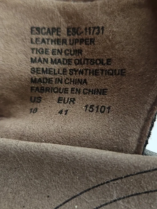 Taos Bronze Metallic Leather Escape Sandals 10 / 41 - Picture 4 of 7